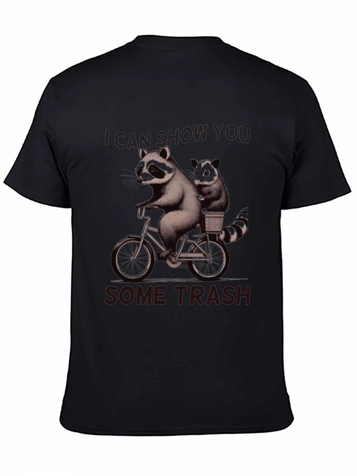 Raccoon Bike Ride Graphic T-Shirt product image 7