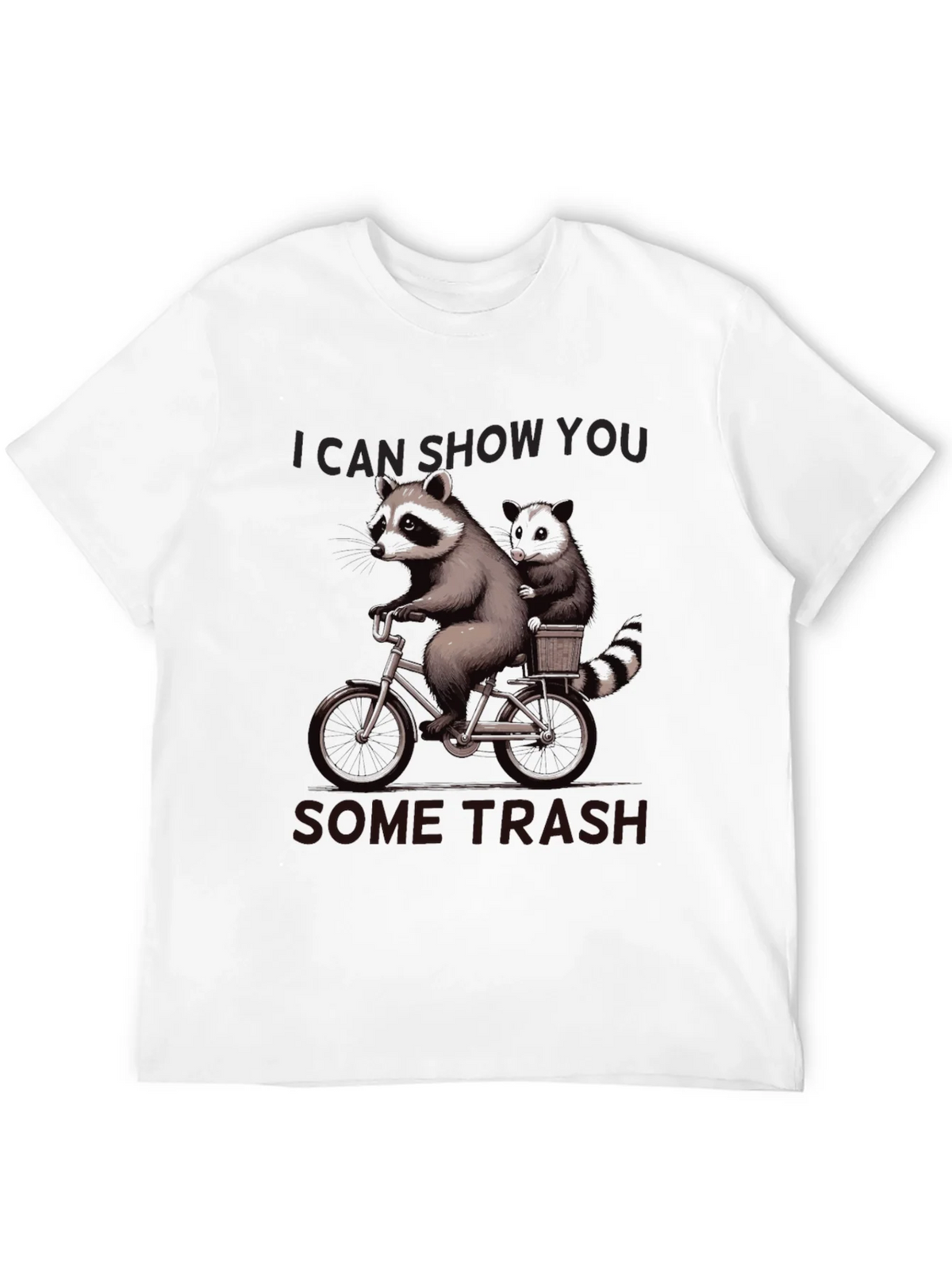 Raccoon Bike Ride Graphic T-Shirt product image 3