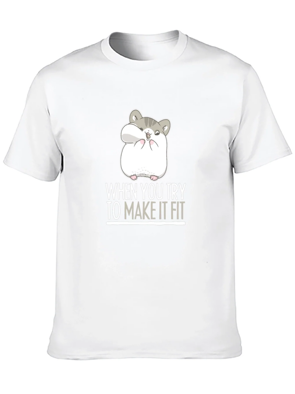 Hamster Fit Funny Graphic Tee product image 12