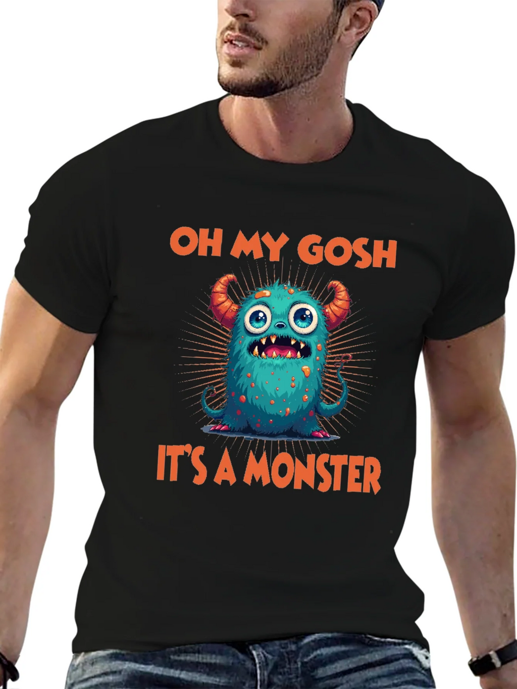 Oh My Gosh Its A Monster Graphic Tee product image 9