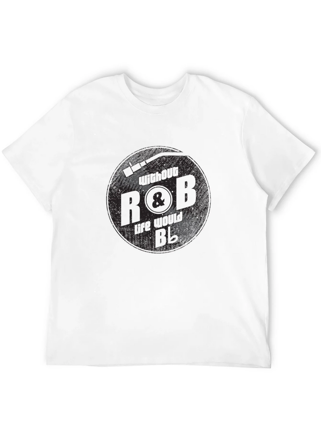 R&B Vinyl Record Graphic Tee - Black product image 3