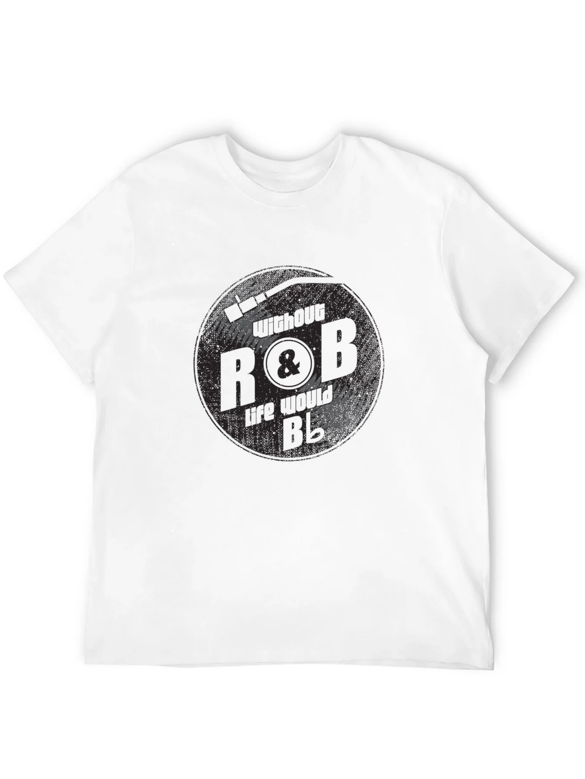 R&B Vinyl Record Graphic Tee - Black product image 3
