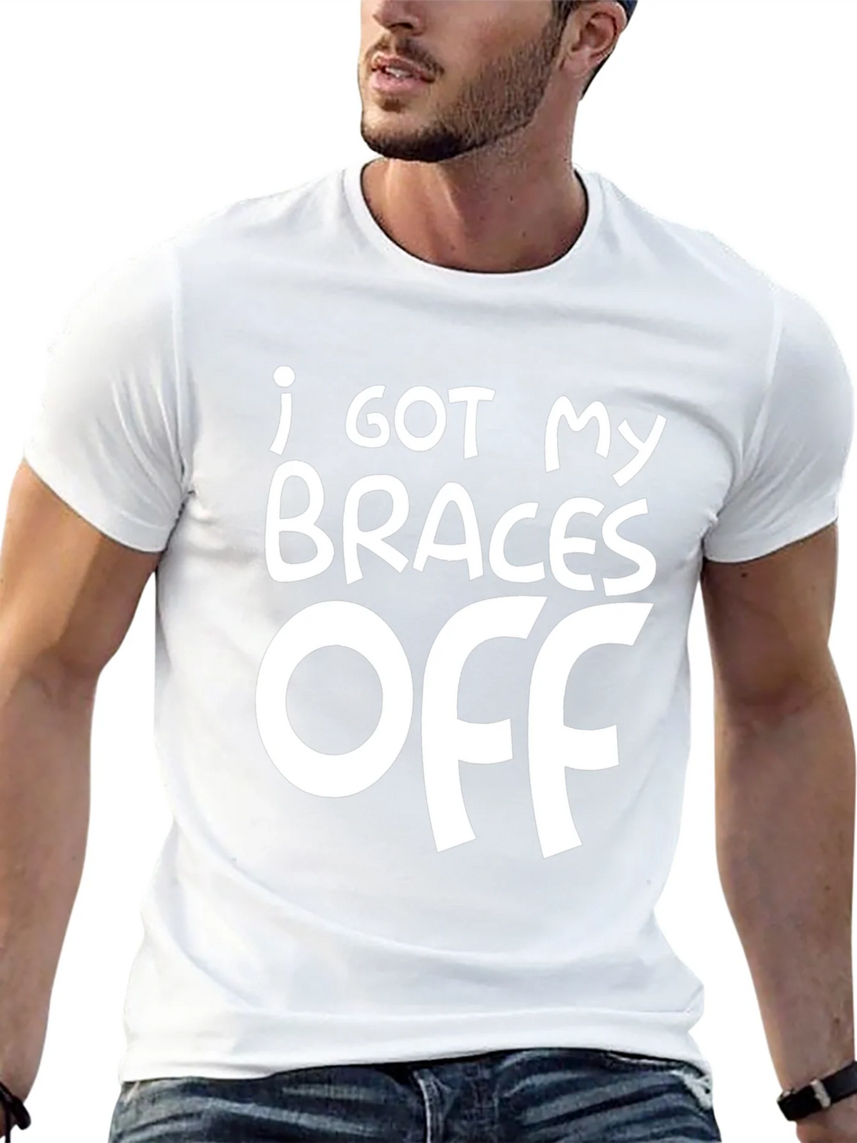 I Got My Braces Off T-Shirt Funny Orthodontist Gift product image 4
