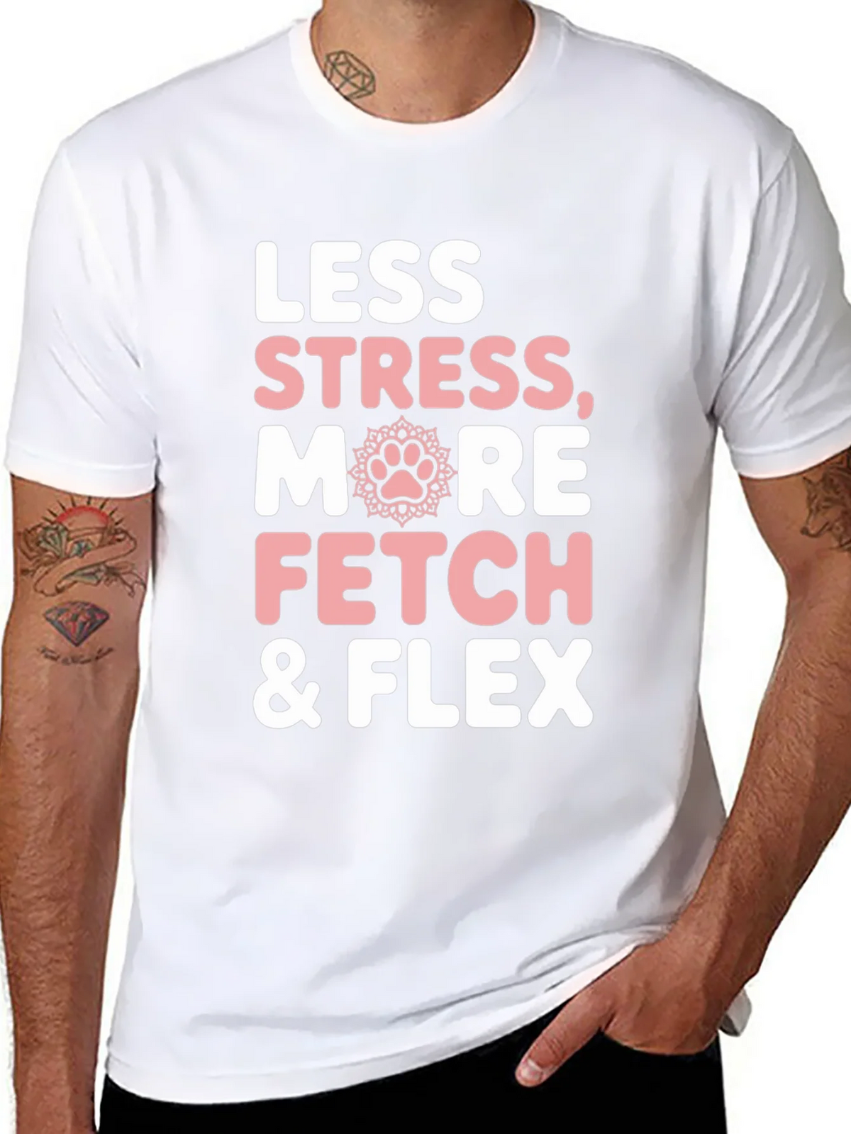 Less Stress More Fetch & Flex Graphic Tee product image 10