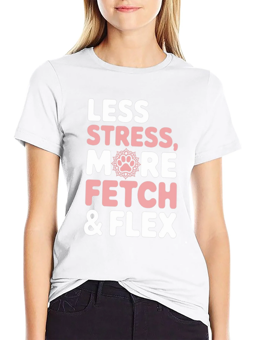 Less Stress More Fetch & Flex Graphic Tee product image 11