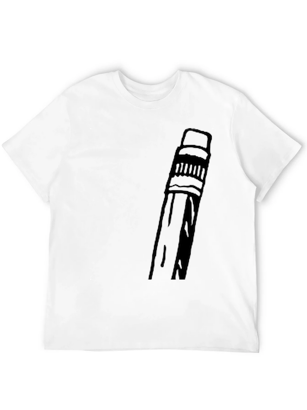 Pencil Graphic T-Shirt - Black product image 3