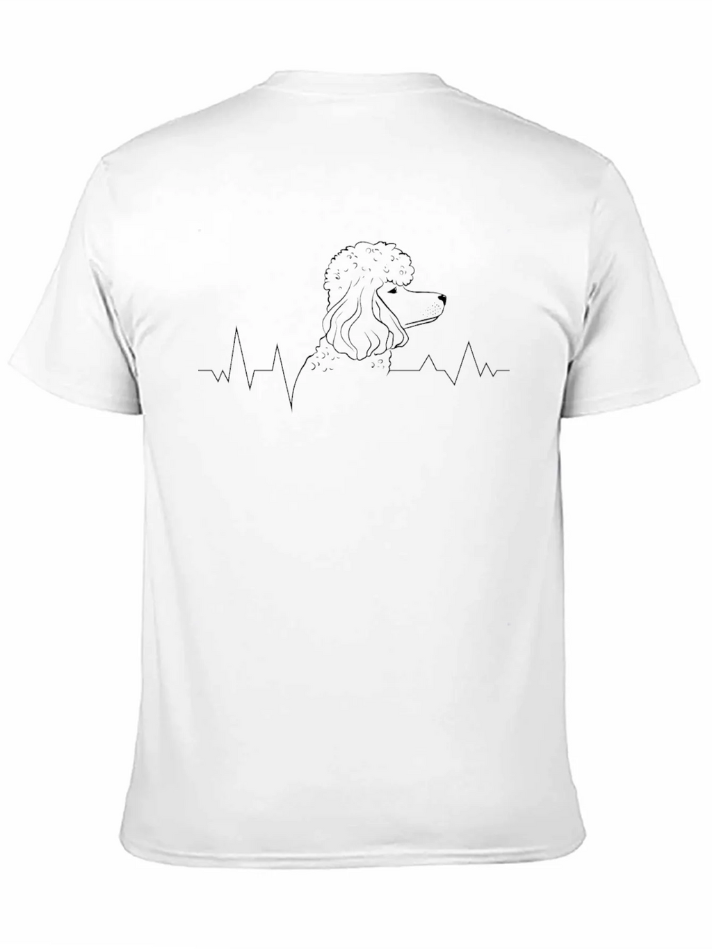 Poodle Heartbeat T-Shirt - Unique Dog Lover Tee product image 2