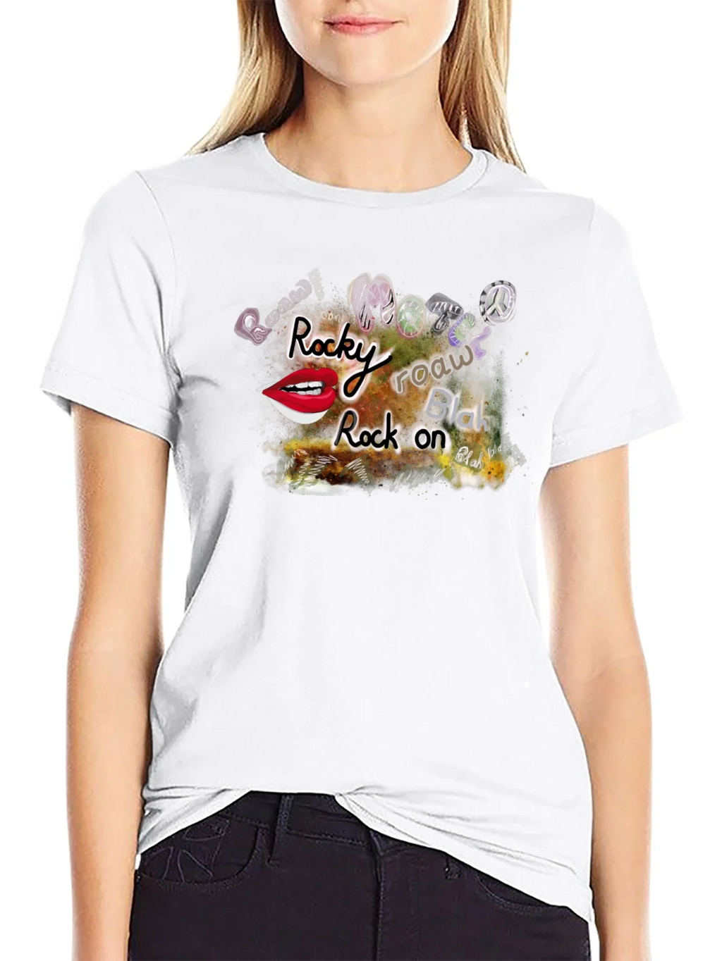 Rocky Road Rock On Tee - Funky Graphic T-Shirt product image 11