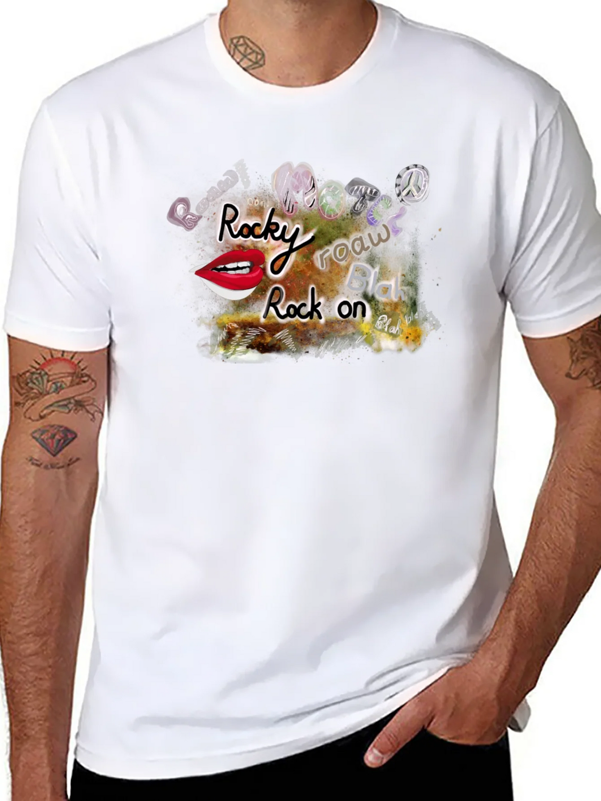 Rocky Road Rock On Tee - Funky Graphic T-Shirt product image 10