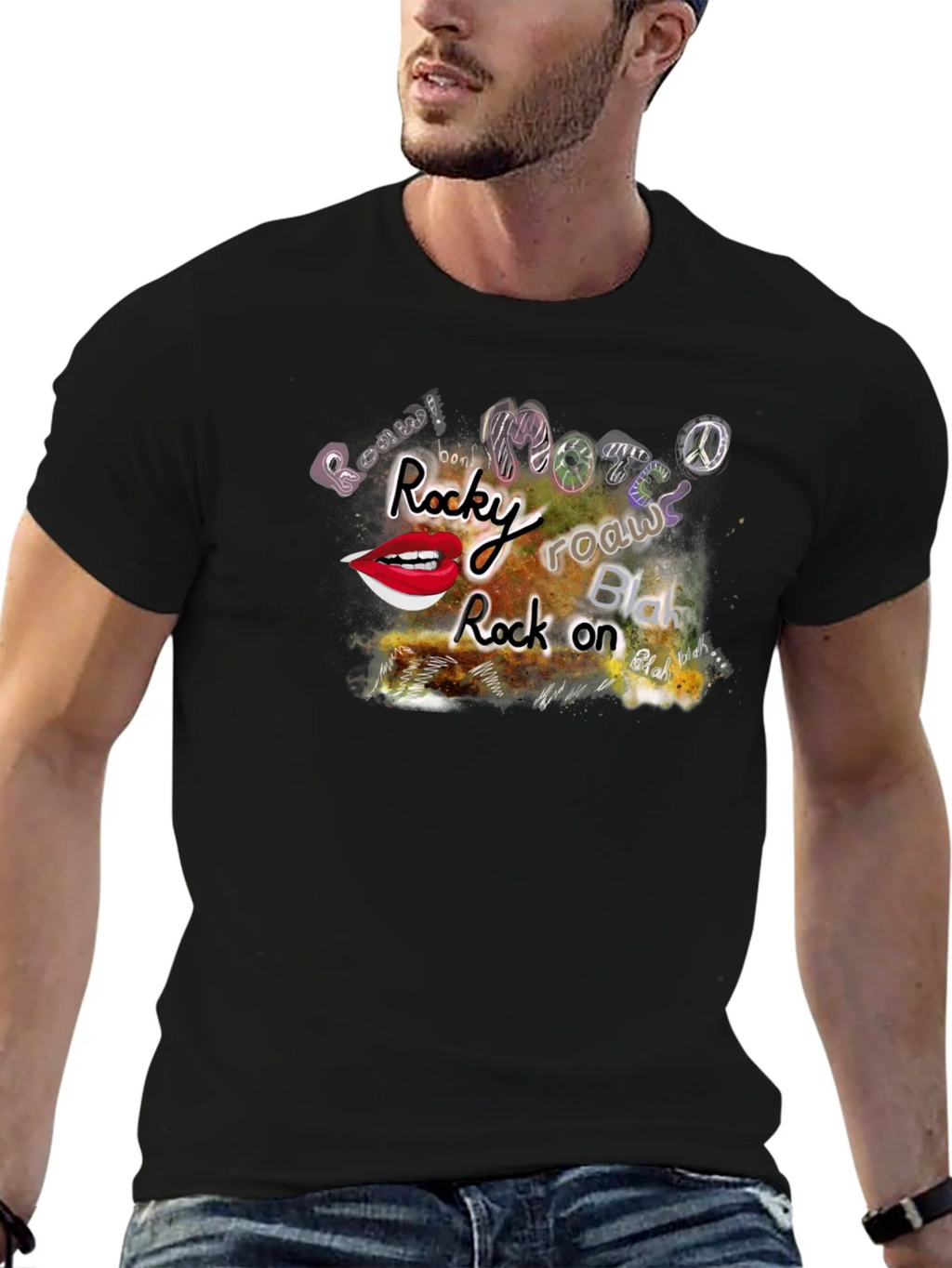 Rocky Road Rock On Tee - Funky Graphic T-Shirt product image 9