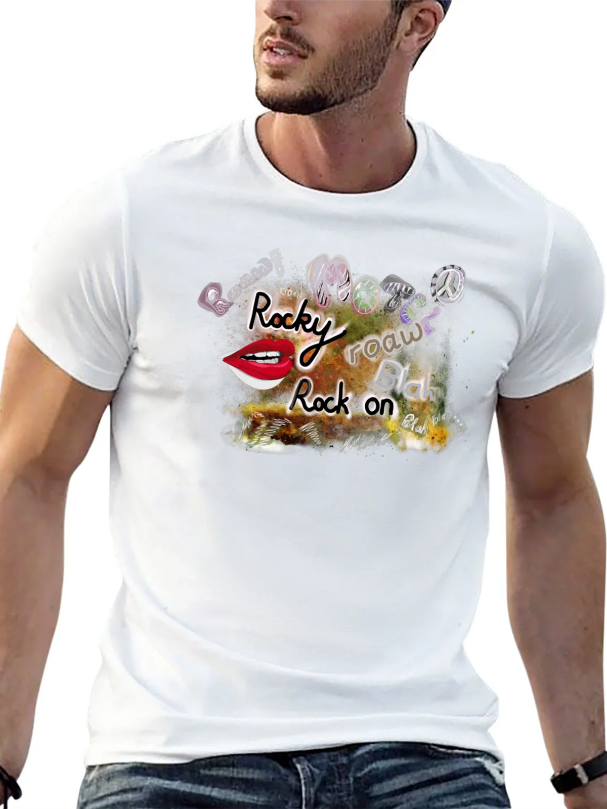 Rocky Road Rock On Tee - Funky Graphic T-Shirt product image 4