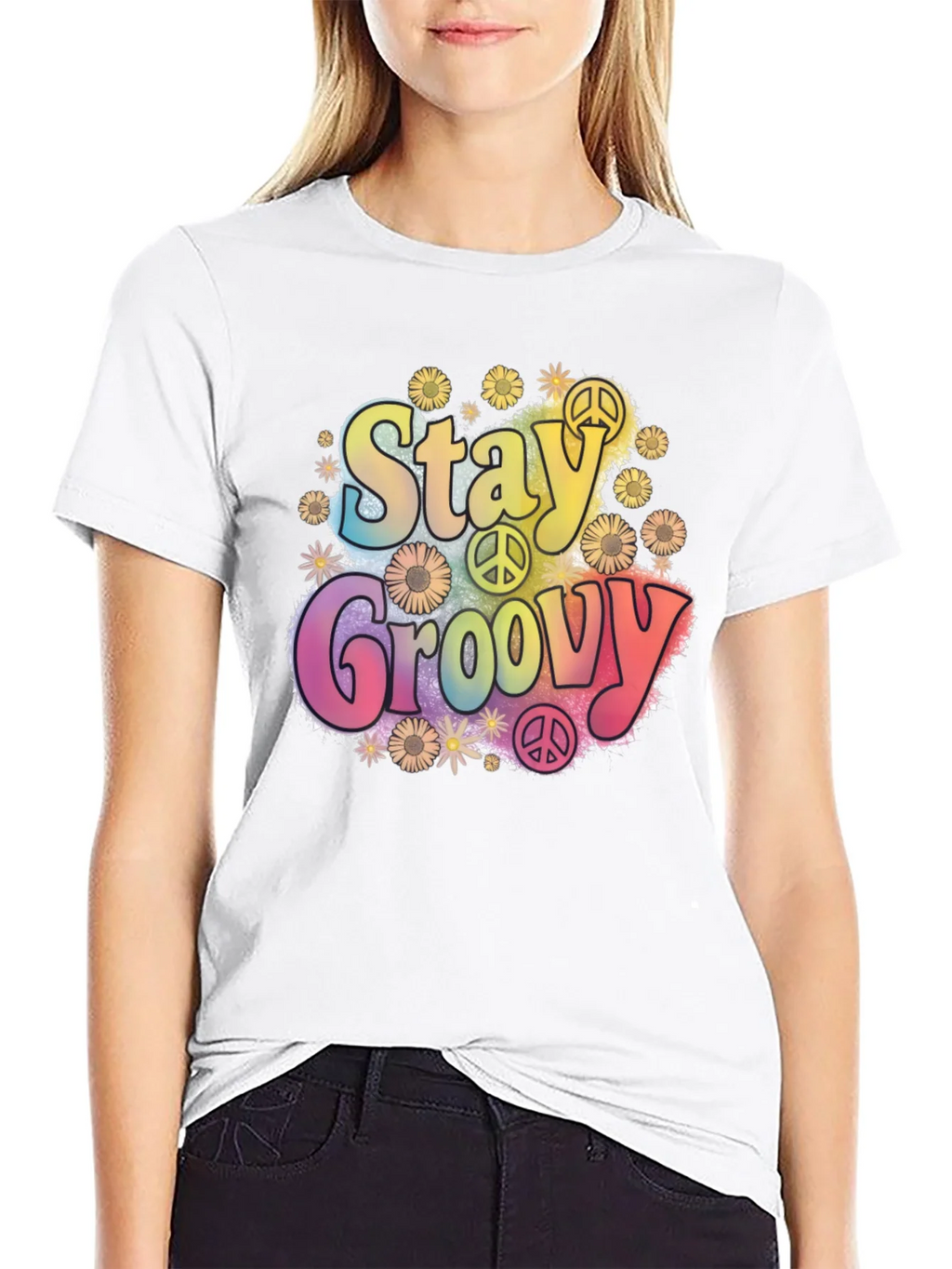 Stay Groovy Retro Graphic Tee product image 11
