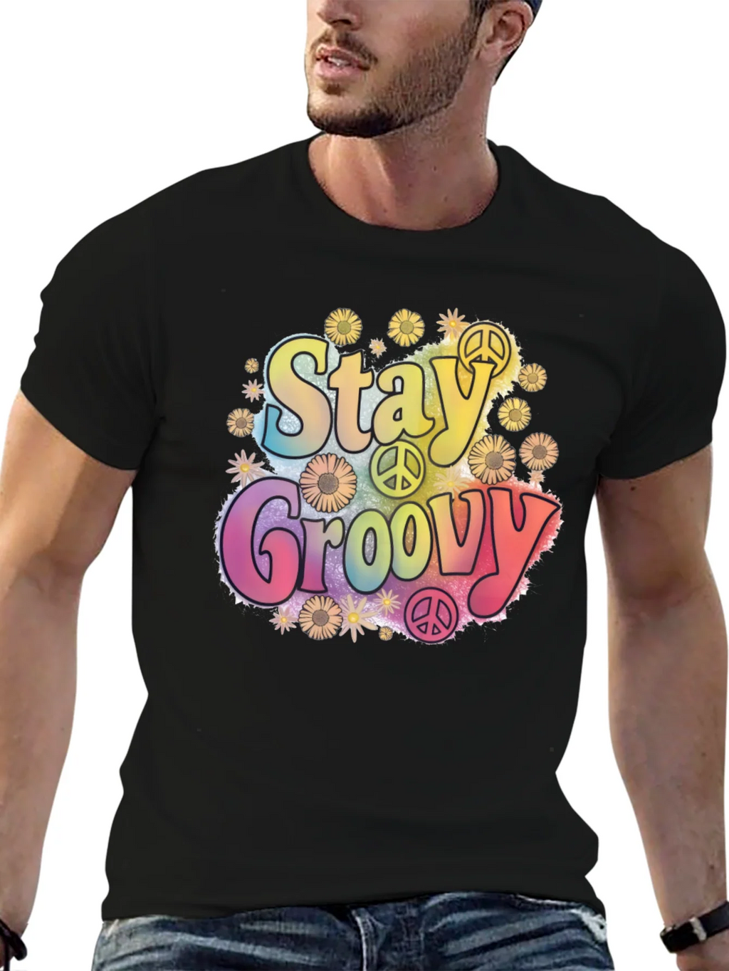 Stay Groovy Retro Graphic Tee product image 9