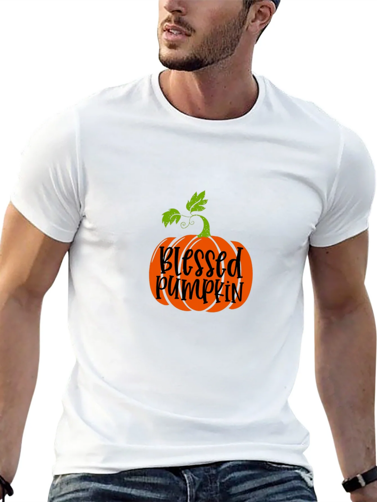 Blessed Pumpkin Graphic Tee product image 4