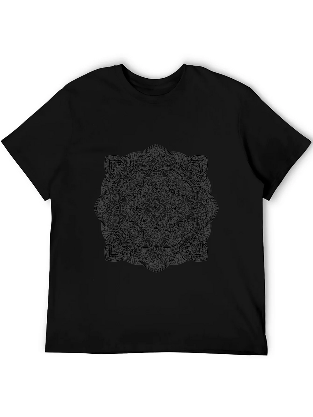 Black Mandala Graphic Tee - Stylish & Unique product image 8