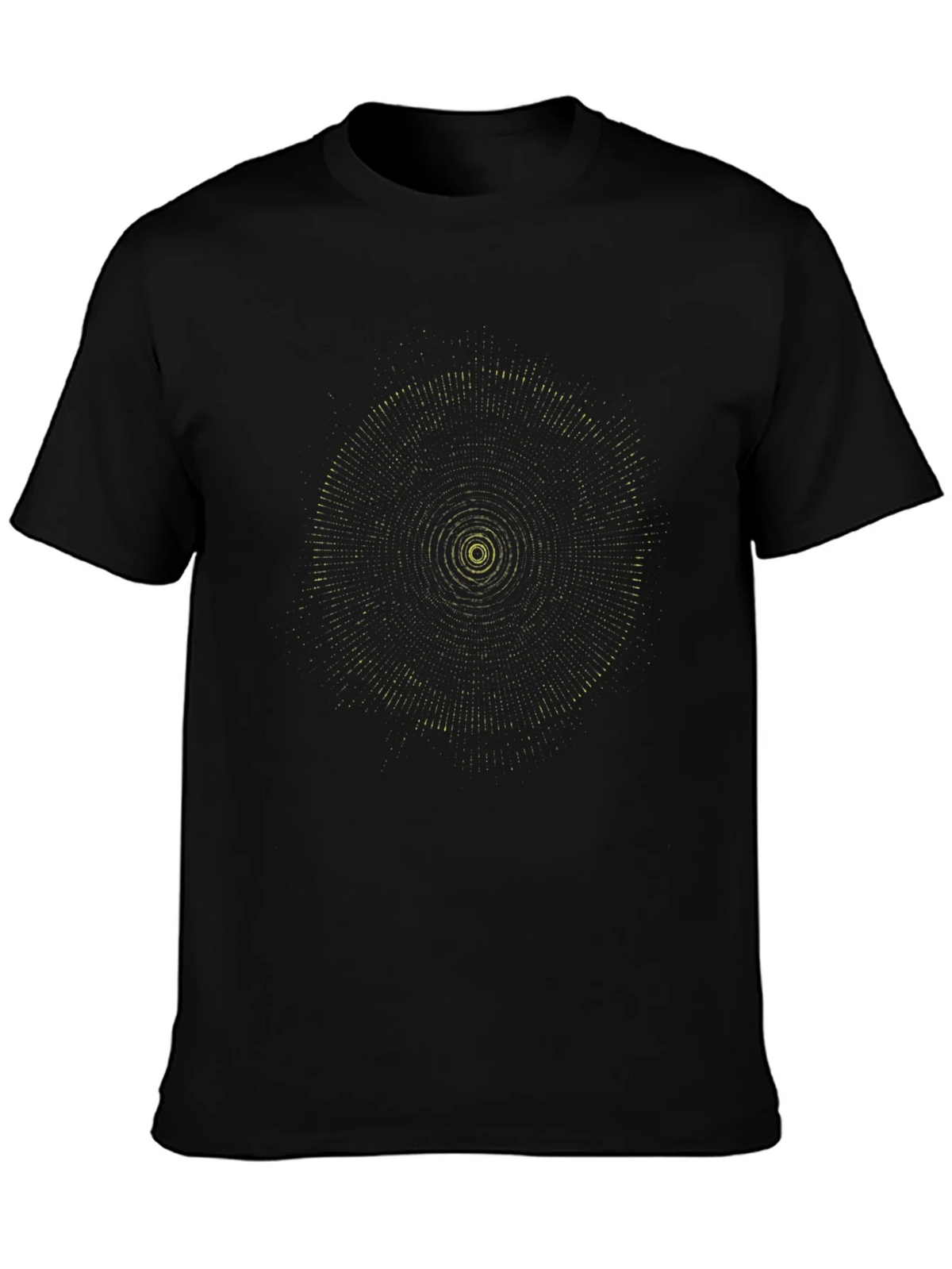 Black Tee with Geometric Circle Design product image 6