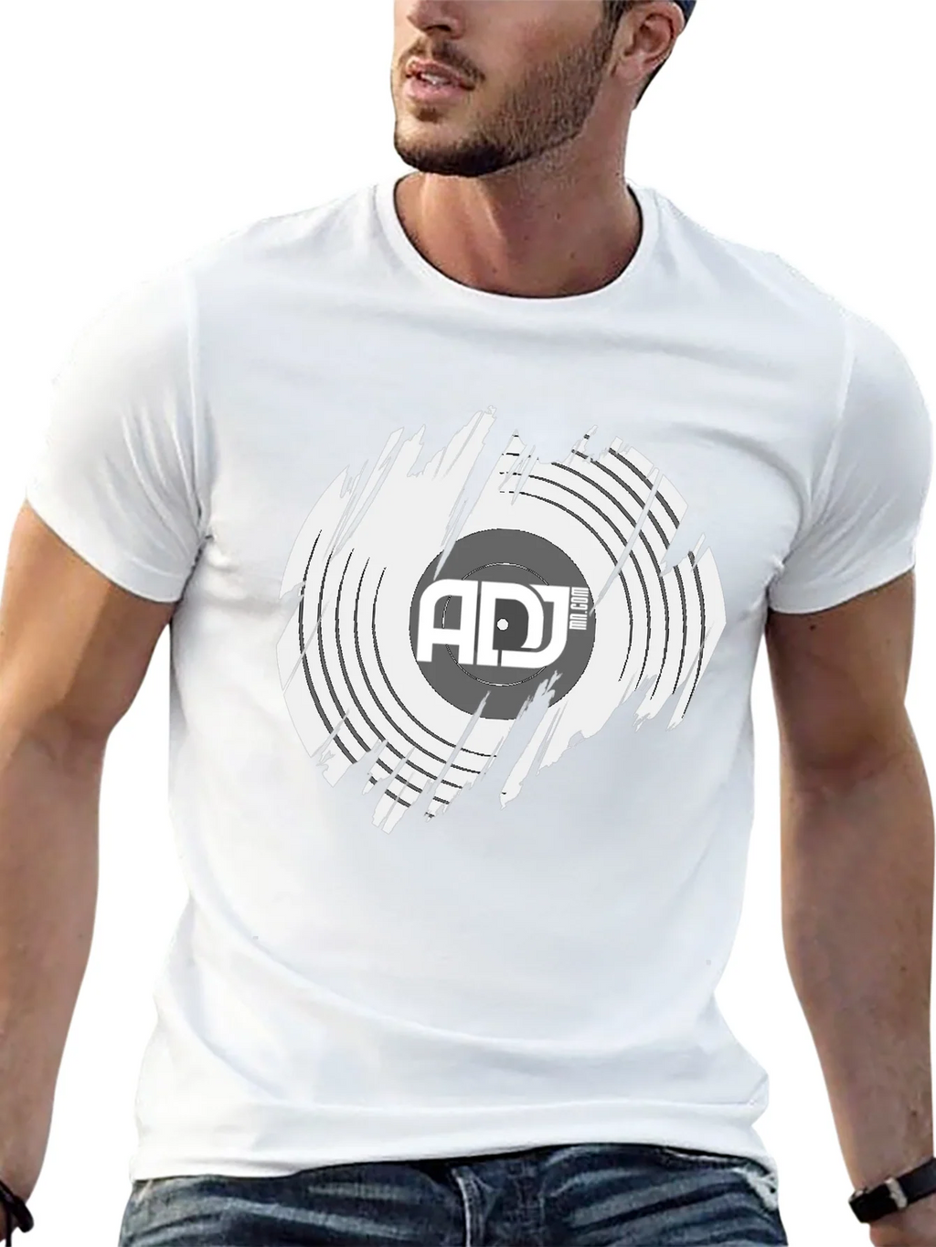 Retro DJ Record Graphic Tee product image 4