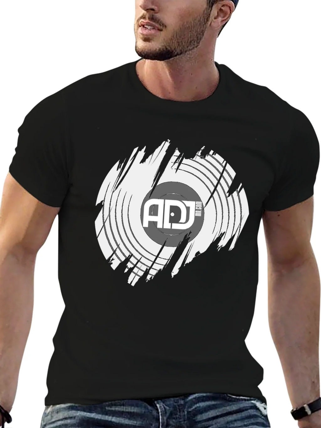 Retro DJ Record Graphic Tee product image 9