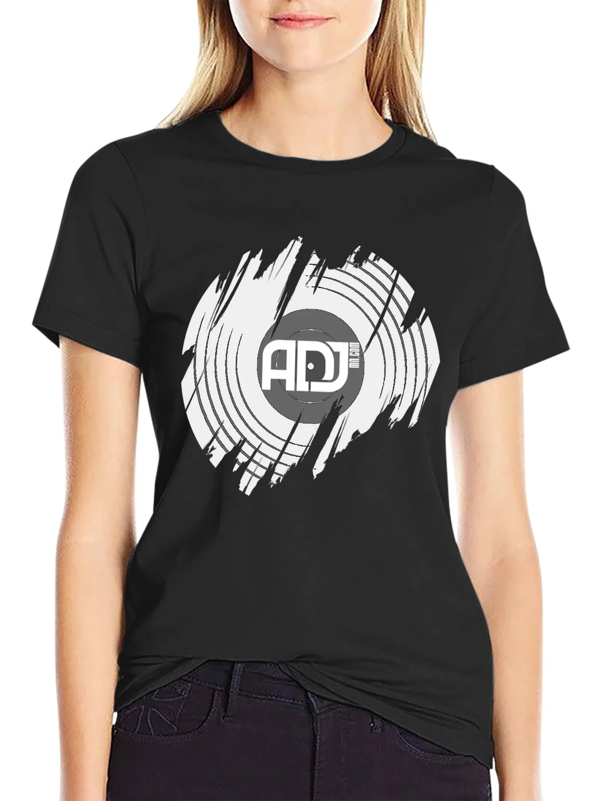 Retro DJ Record Graphic Tee product image 5