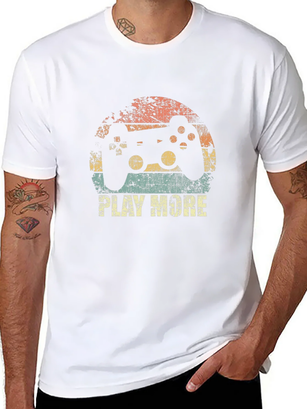Retro Gamer T-Shirt - Play More Console Tee product image 10