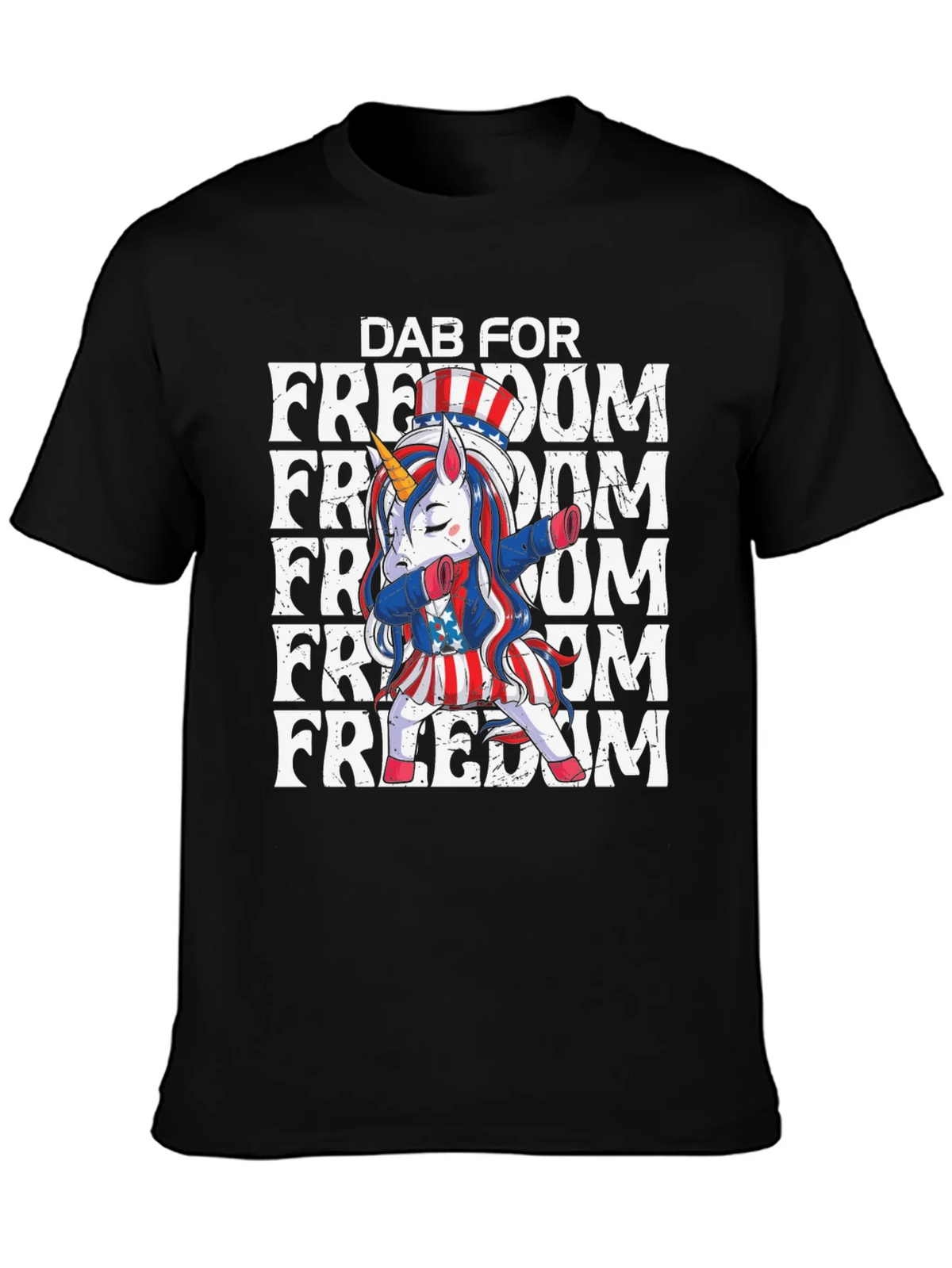 Dab for Freedom Unicorn Tee product image 6