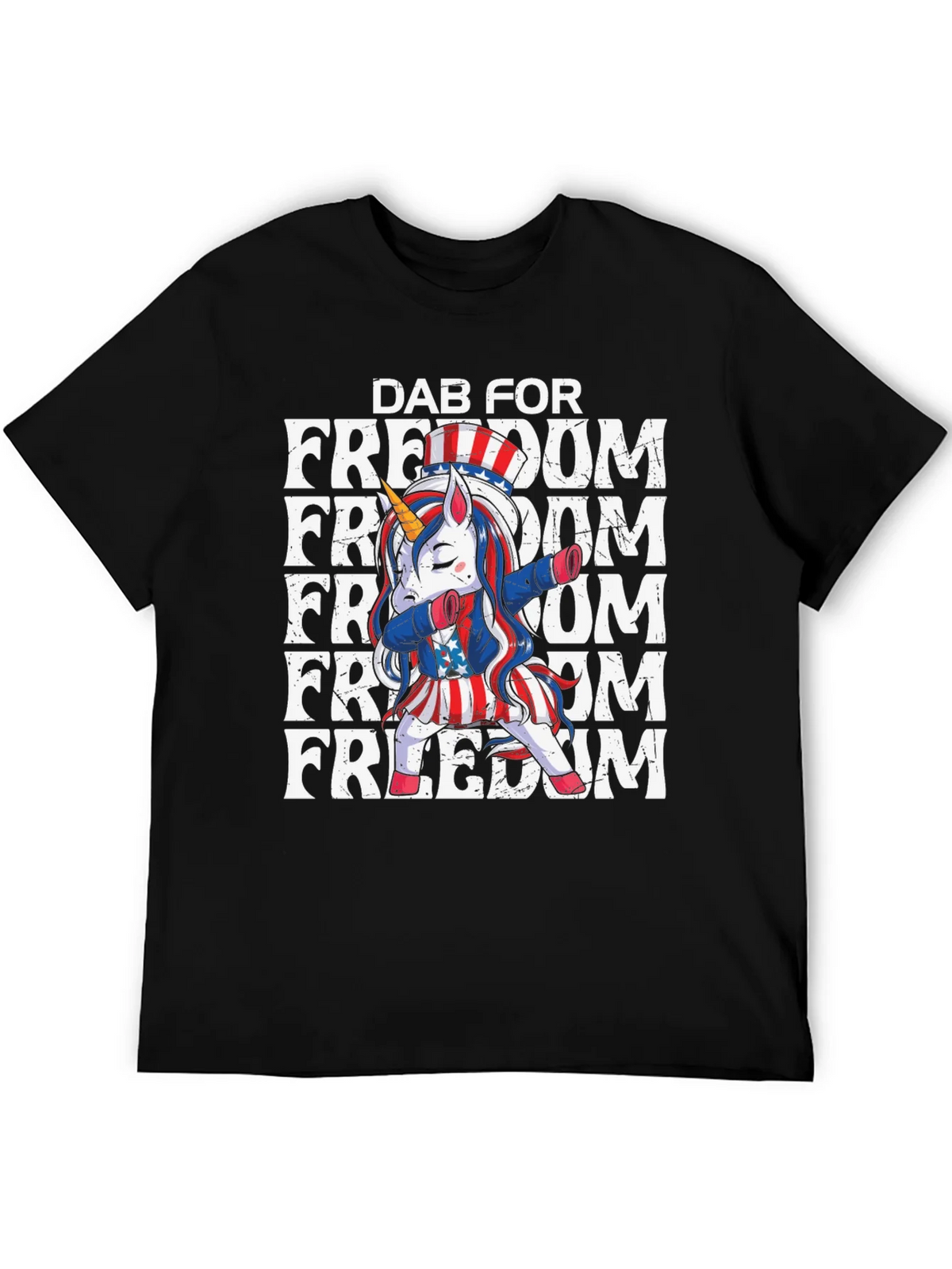 Dab for Freedom Unicorn Tee product image 8