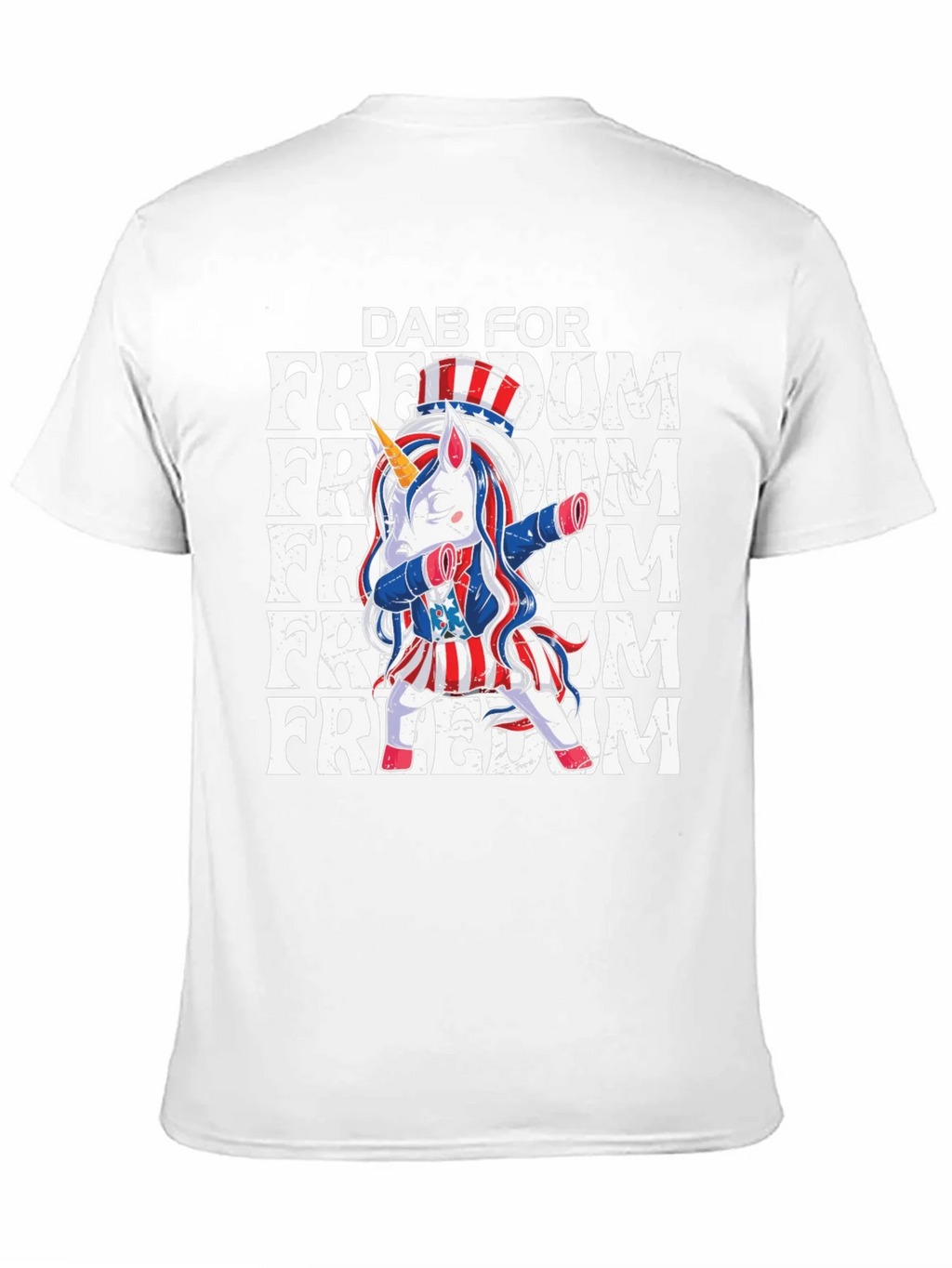 Dab for Freedom Unicorn Tee product image 2