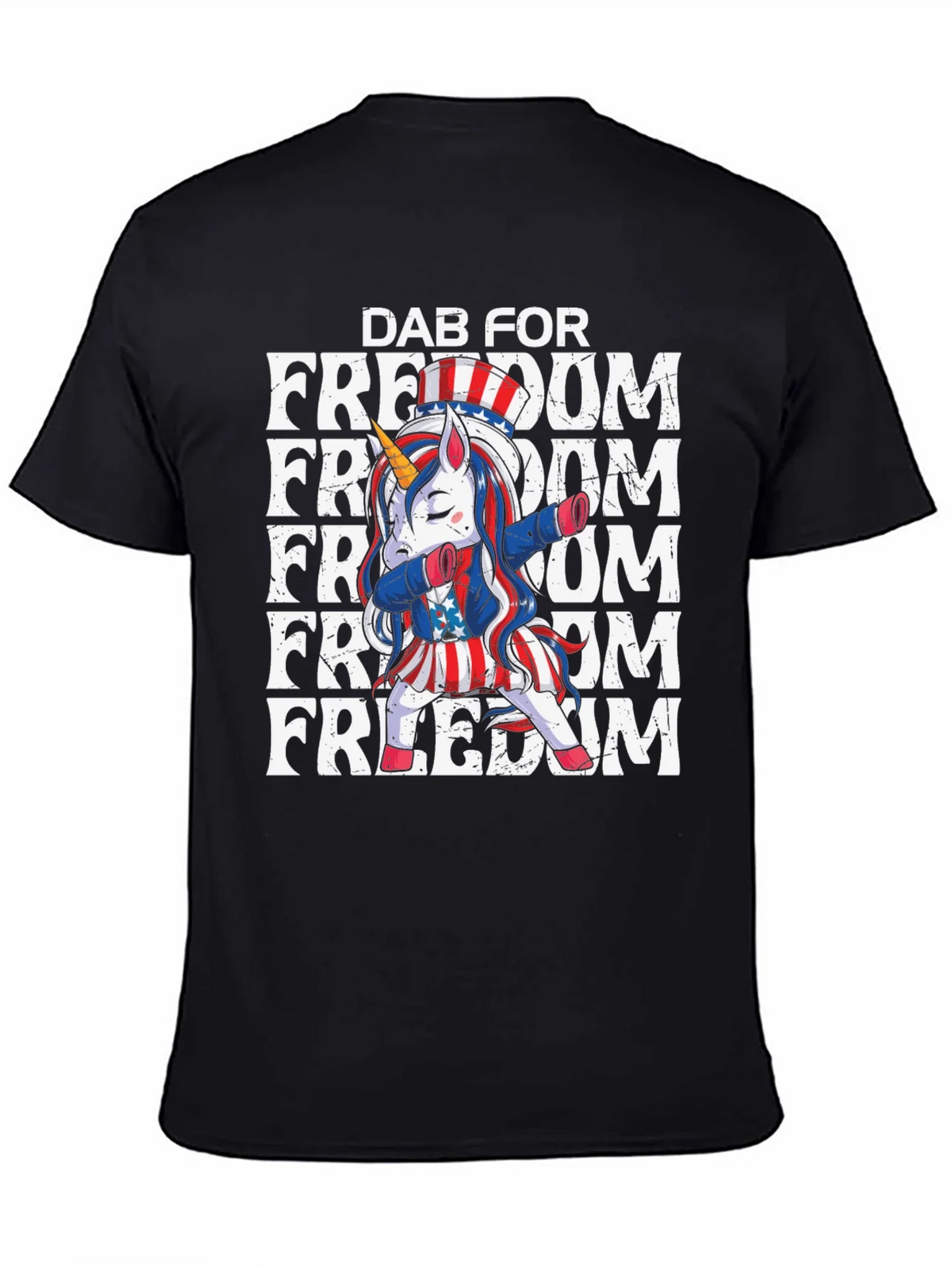 Dab for Freedom Unicorn Tee product image 7