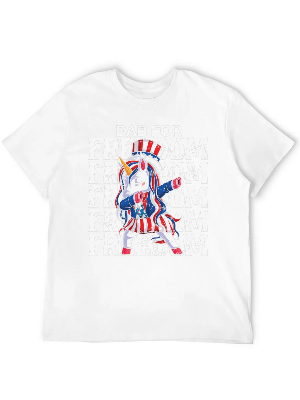 Dab for Freedom Unicorn Tee product image 3