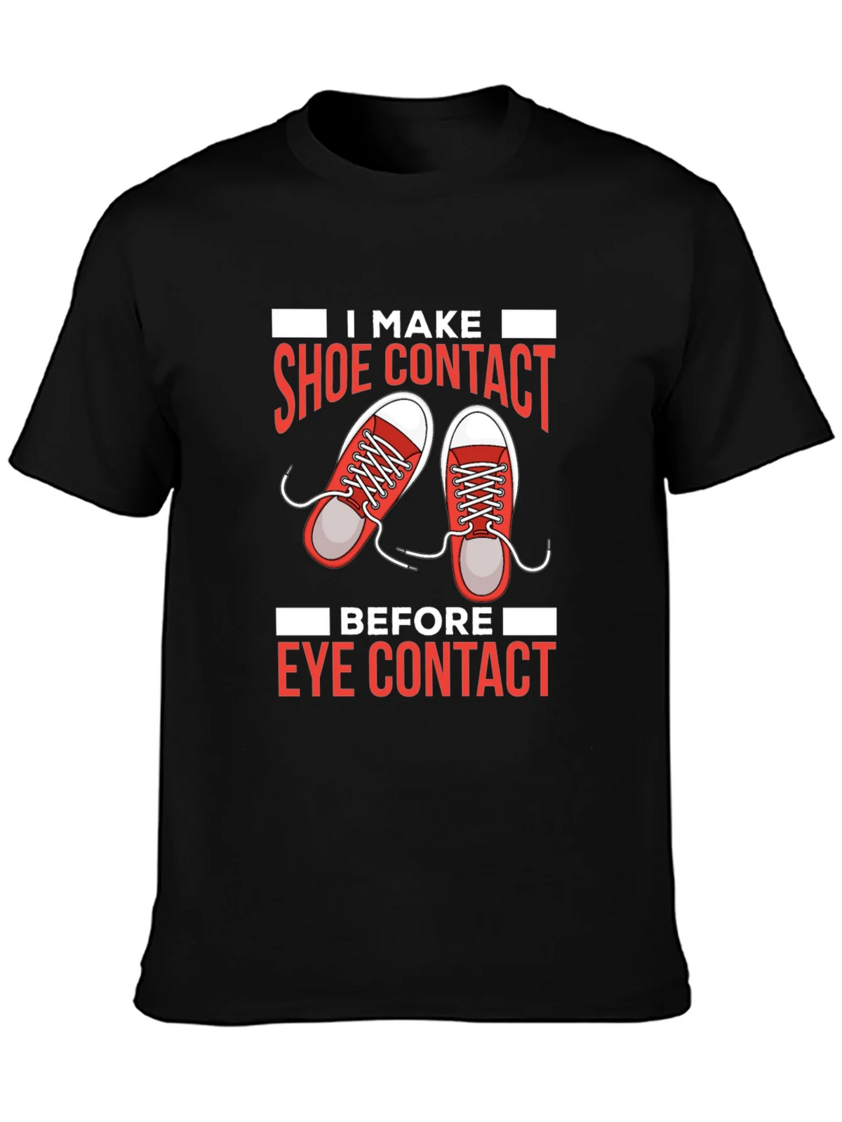 Shoe Contact T-Shirt Funny Graphic Tee