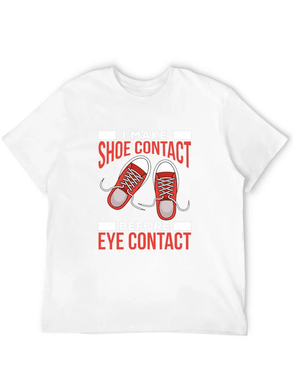 Shoe Contact T-Shirt Funny Graphic Tee
