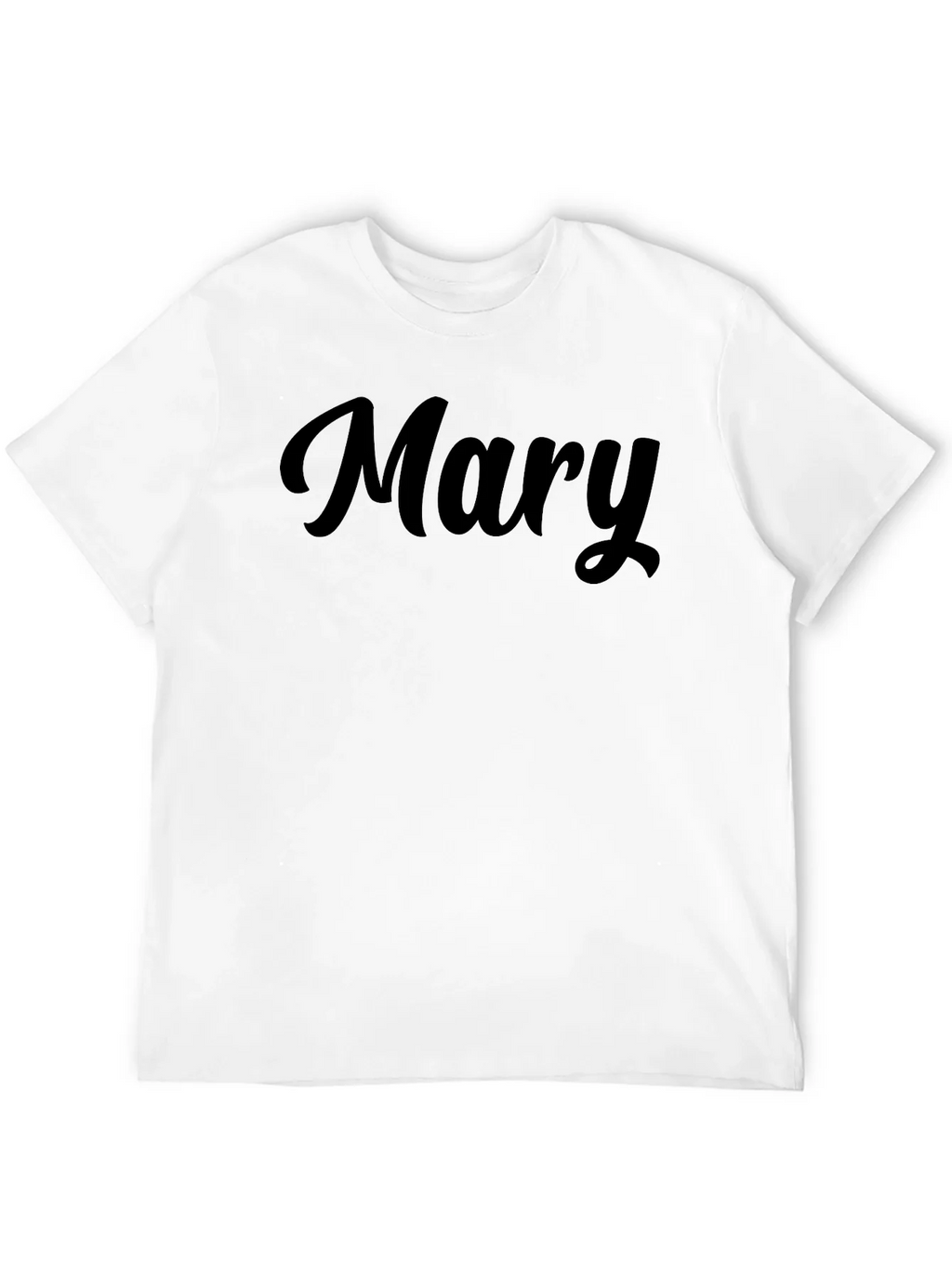 Personalized Mary Black T-Shirt product image 3