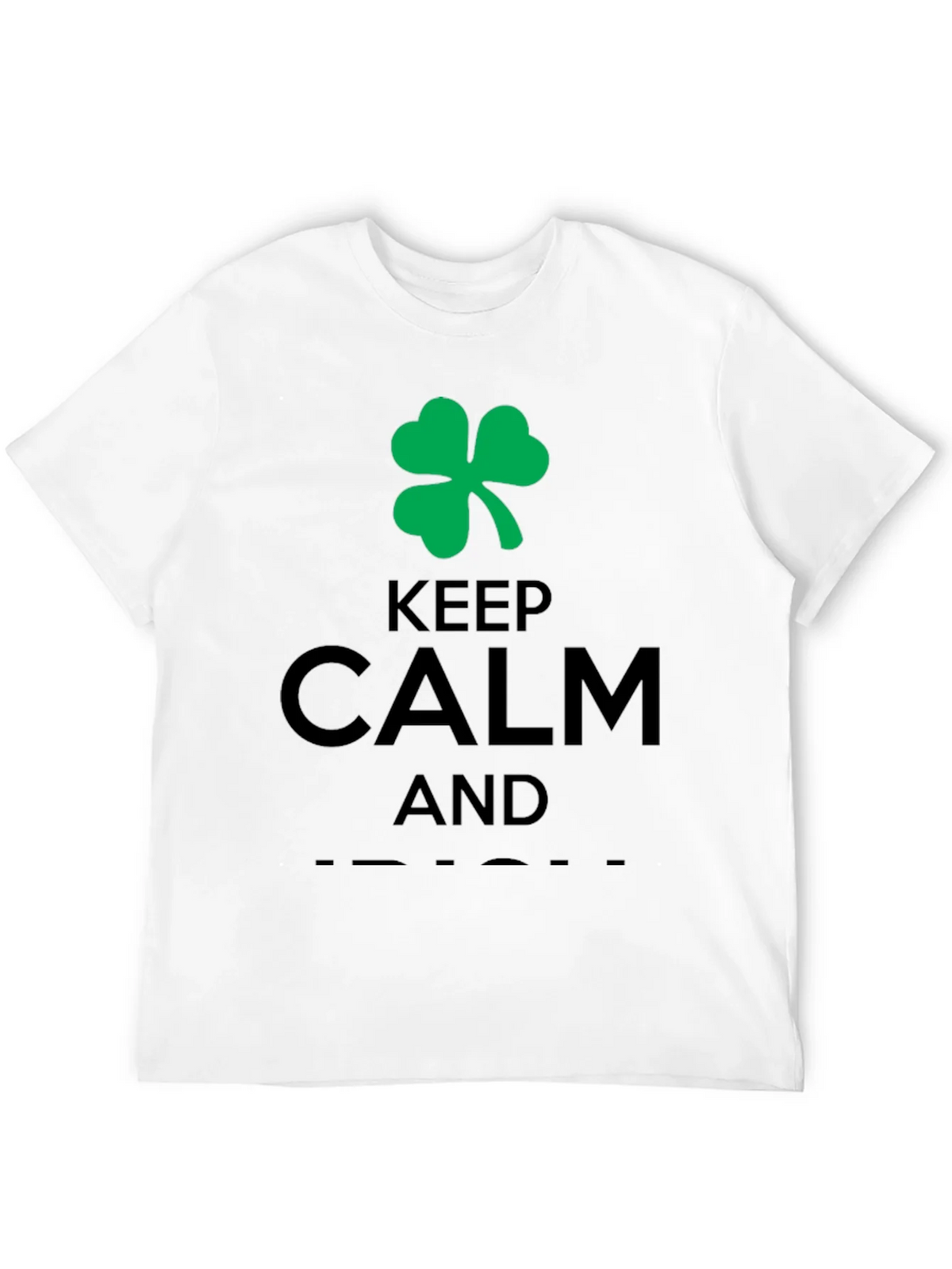 Keep Calm and Shamrock Tee - St. Patricks Day Shirt product image 3
