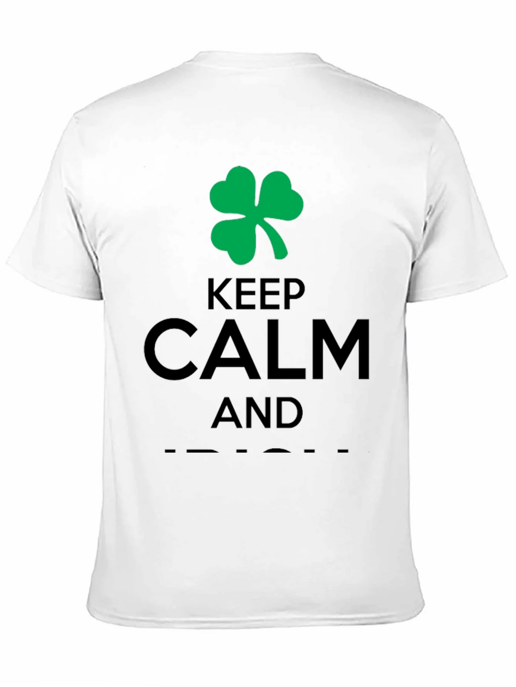 Keep Calm and Shamrock Tee - St. Patricks Day Shirt product image 2