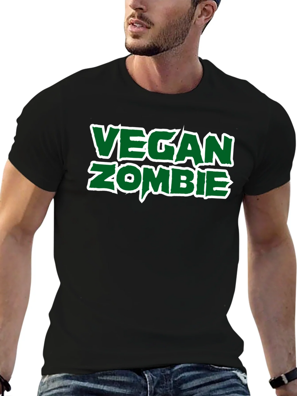 Vegan Zombie Graphic T-Shirt product image 9
