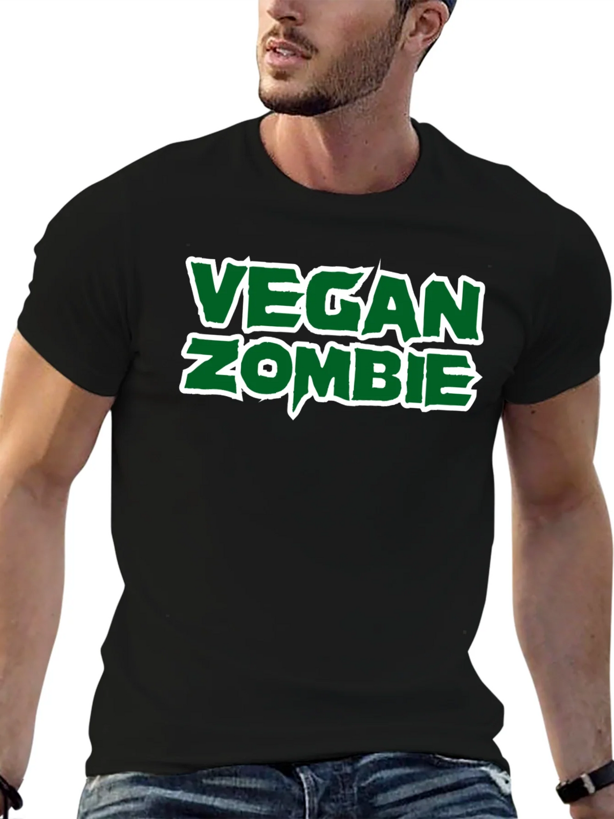 Vegan Zombie Graphic T-Shirt product image 9