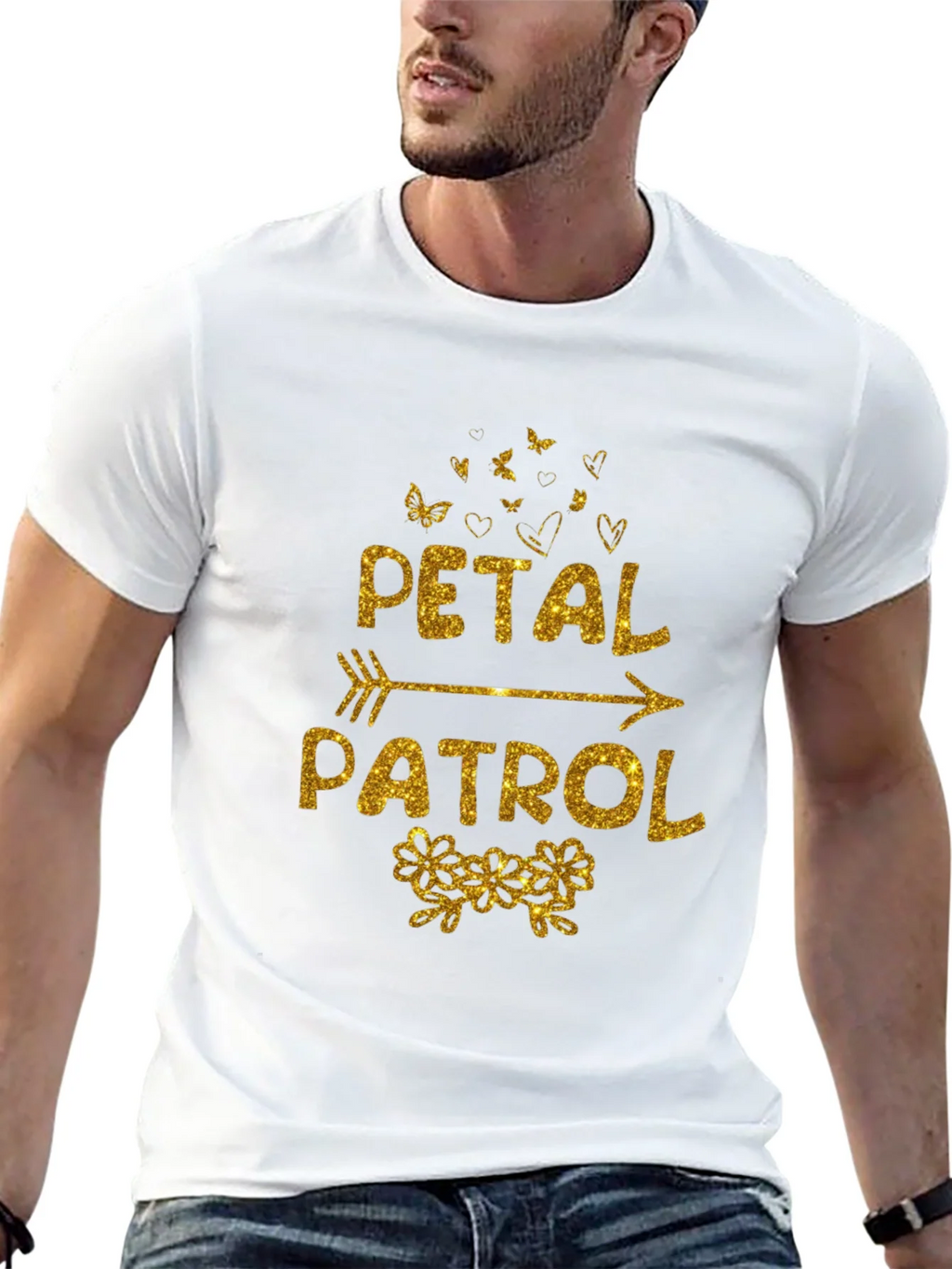 Petal Patrol Graphic Tee - Floral Wedding Crew Shirt product image 4