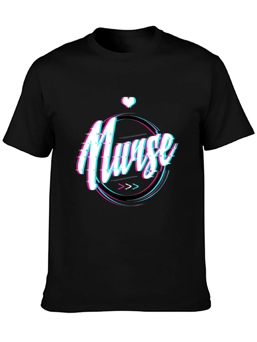 Nurse Glitch T-Shirt - Unique Medical Apparel product image 6