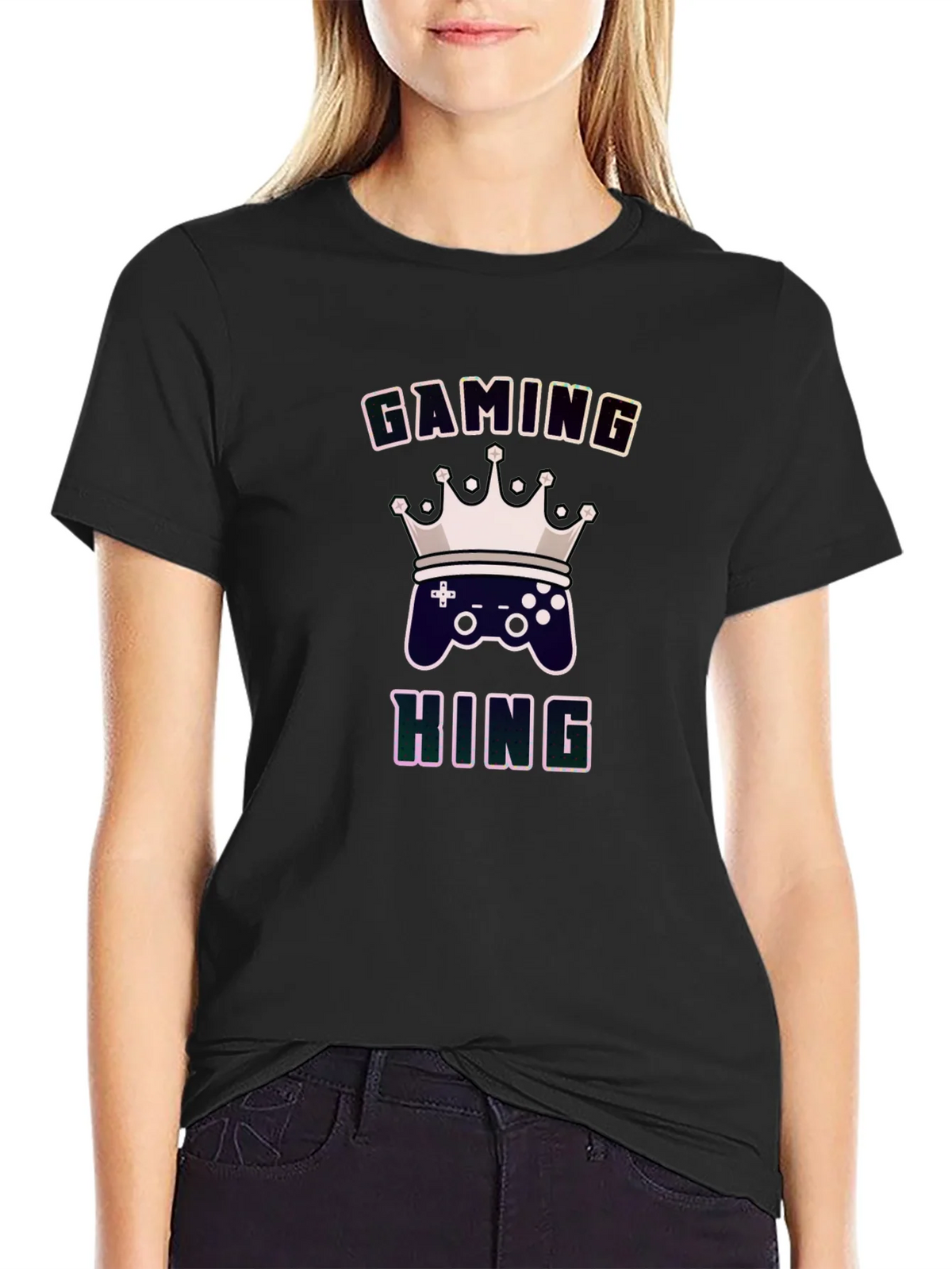 Gaming King Graphic T-Shirt product image 5