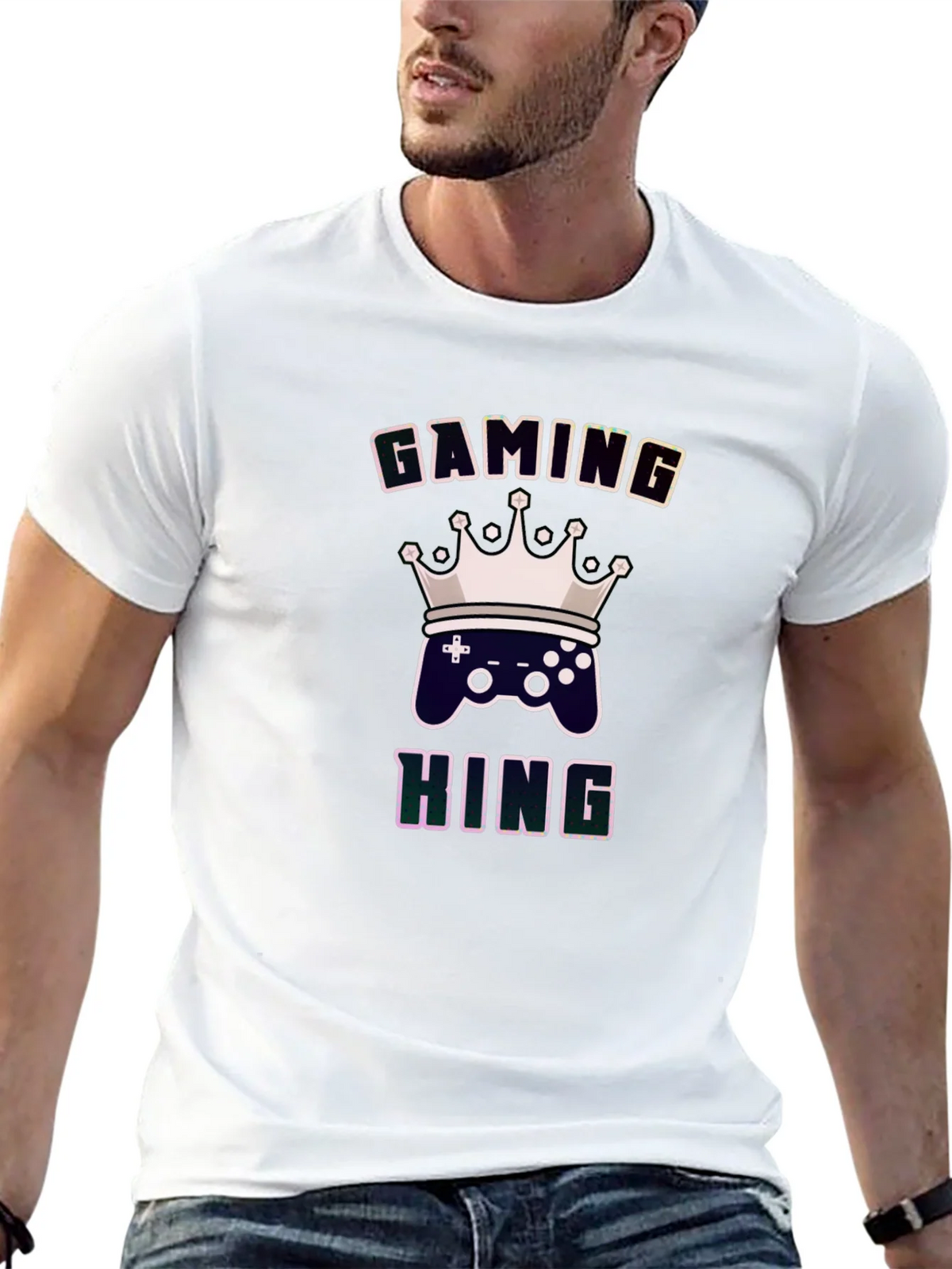 Gaming King Graphic T-Shirt product image 4