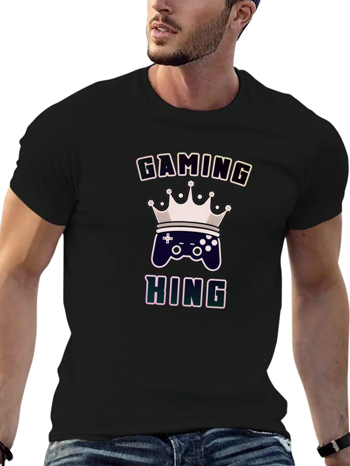 Gaming King Graphic T-Shirt product image 9