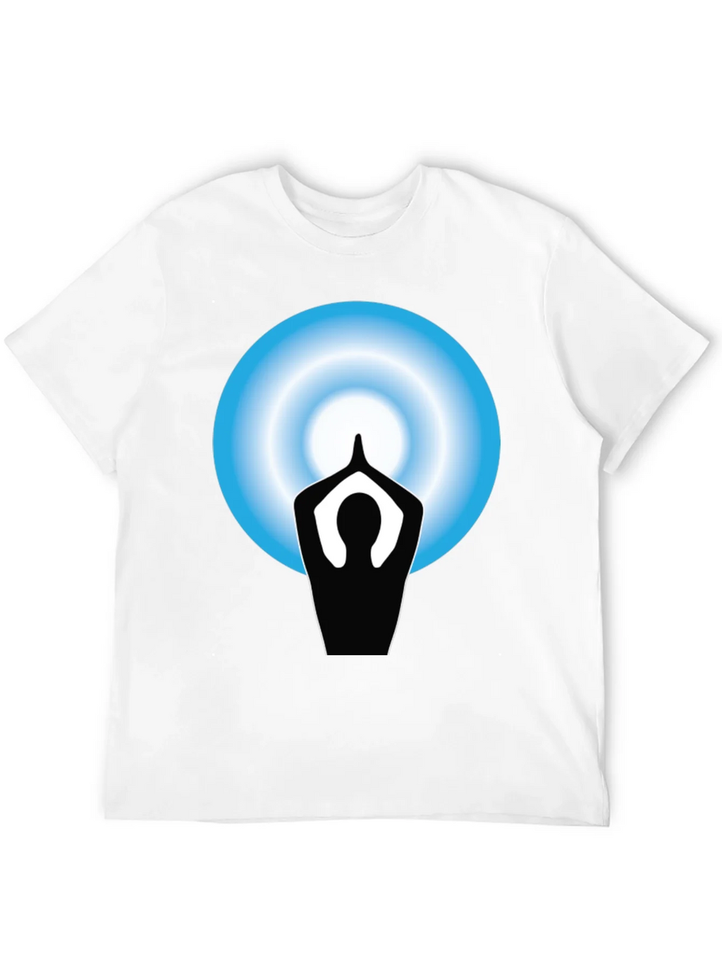 Yoga Meditation Graphic Black T-Shirt product image 3