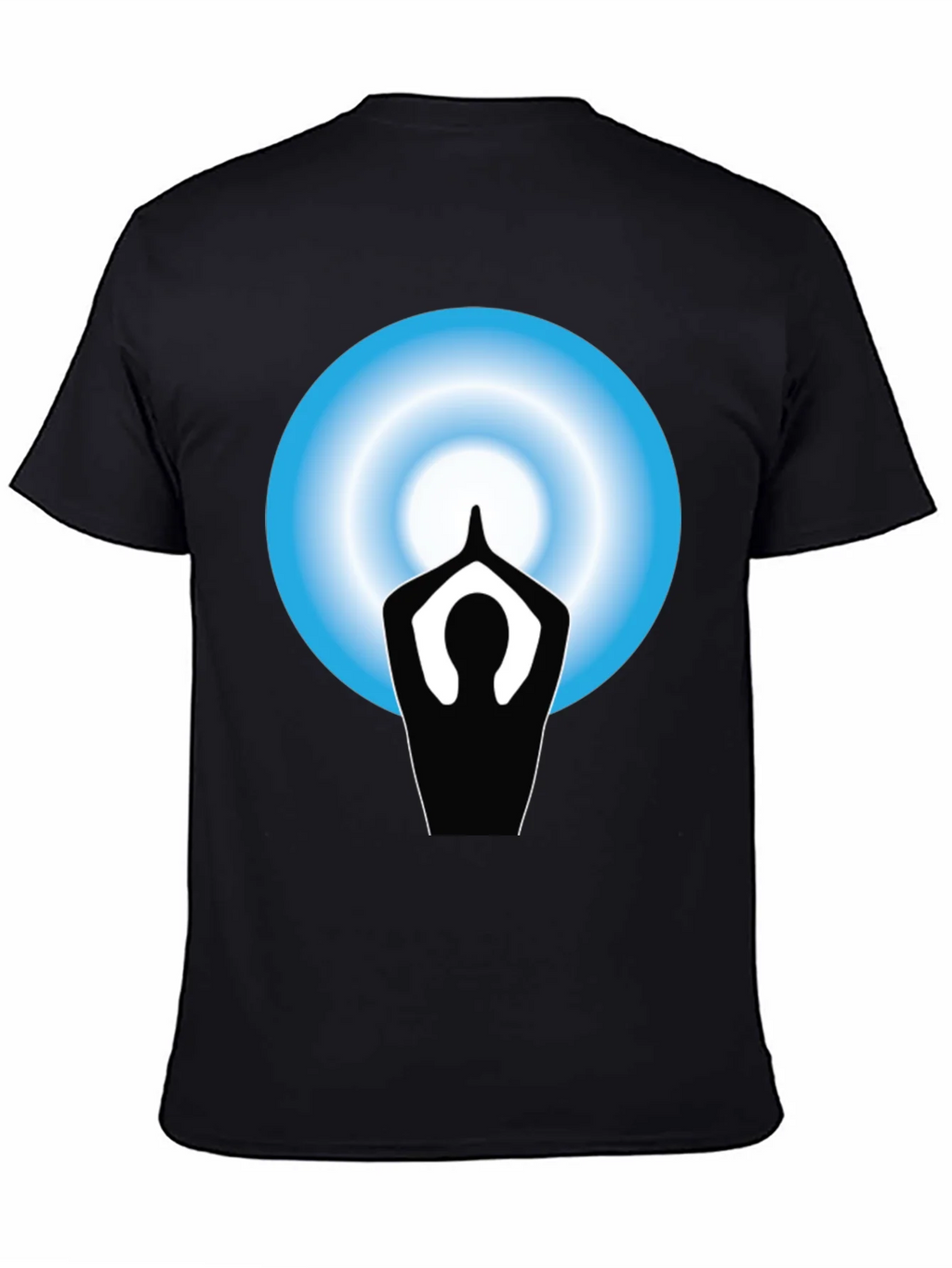 Yoga Meditation Graphic Black T-Shirt product image 7