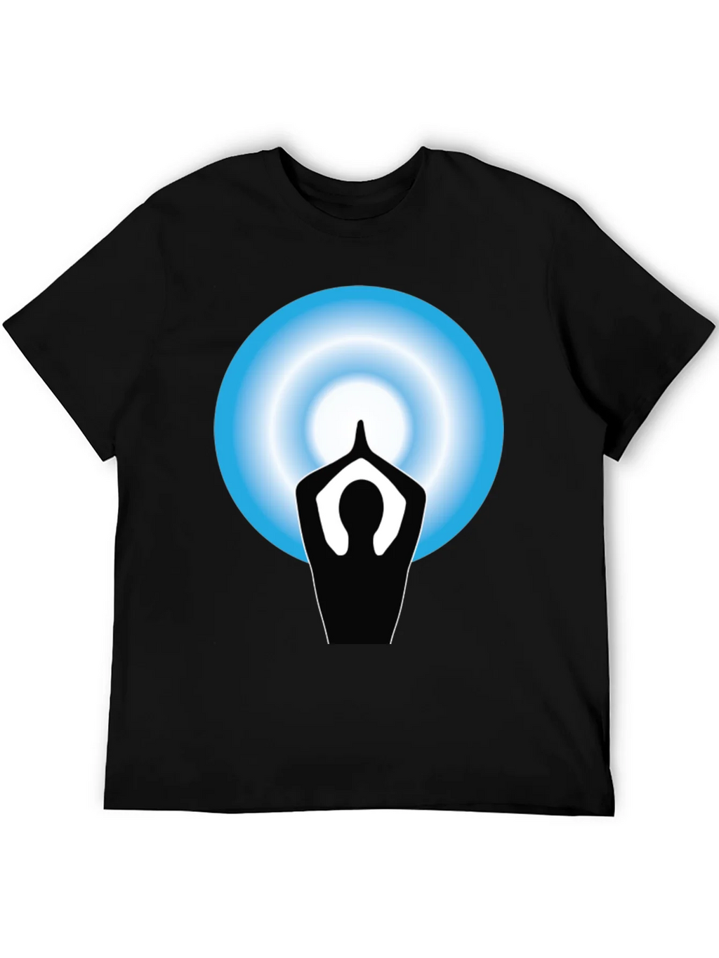 Yoga Meditation Graphic Black T-Shirt product image 8