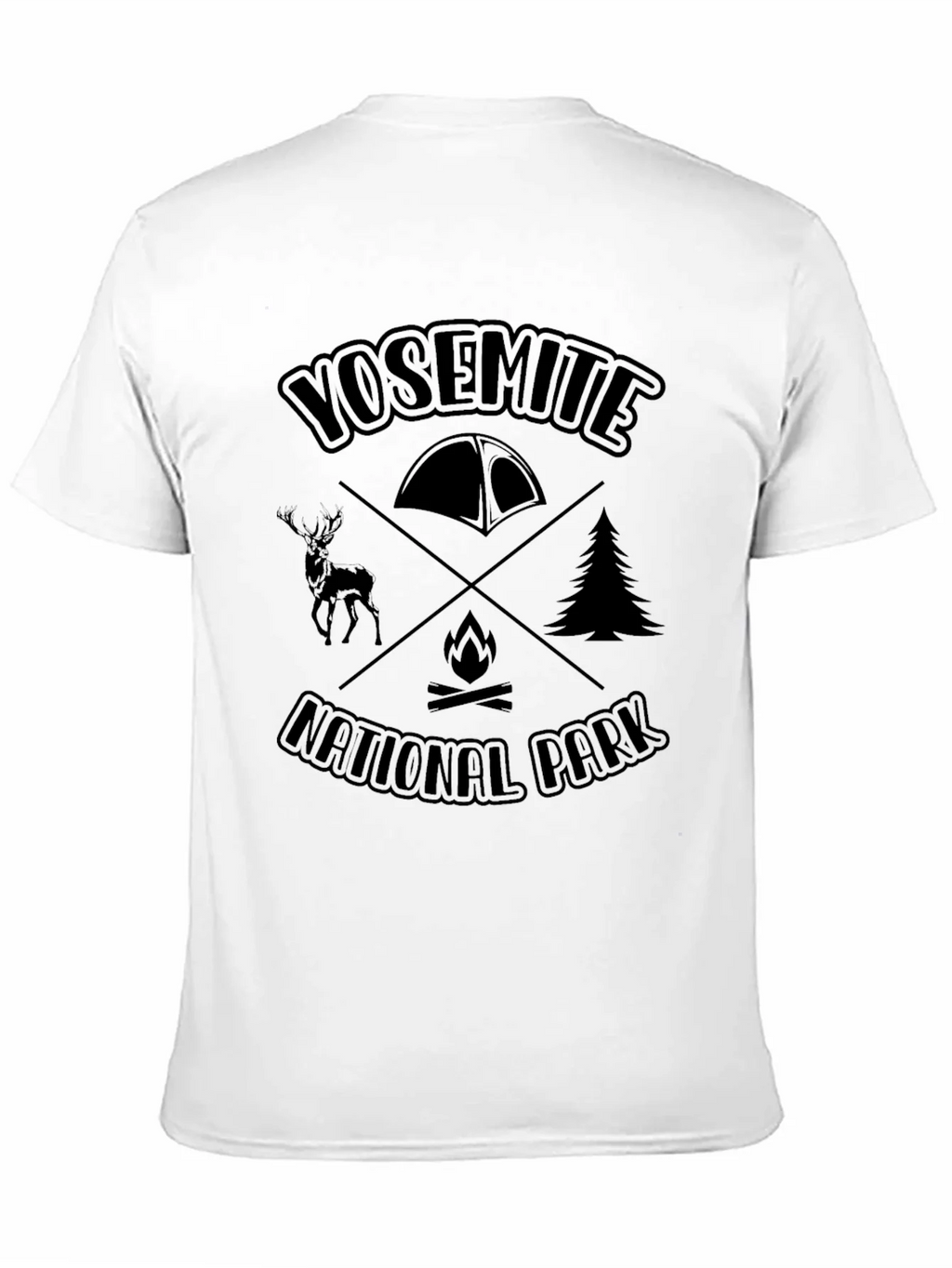 Yosemite National Park Camping T-Shirt product image 2