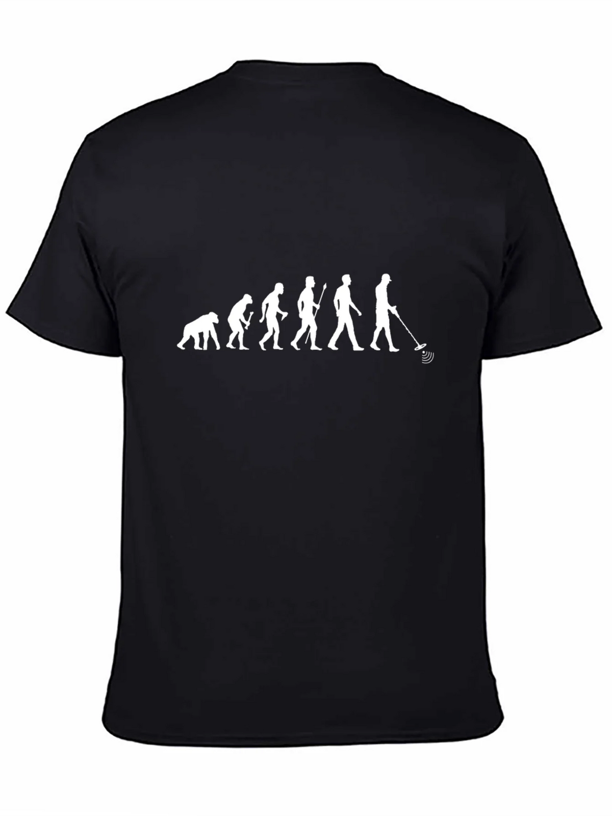 Evolution of Metal Detecting Black T-Shirt product image 7