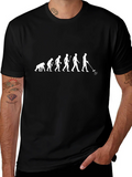 Evolution of Metal Detecting Black T-Shirt product image 1