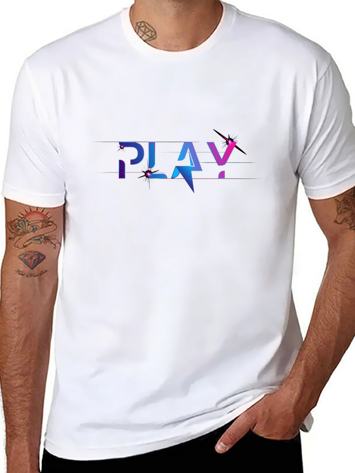 Play Graphic Black T-Shirt product image 10
