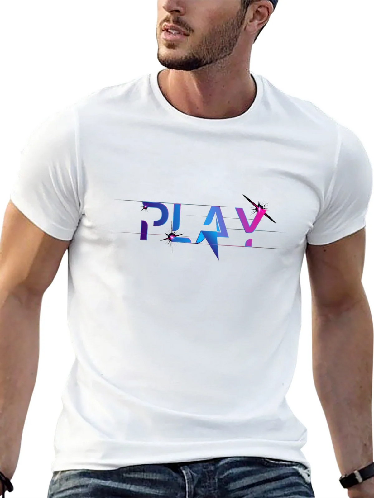 Play Graphic Black T-Shirt product image 4