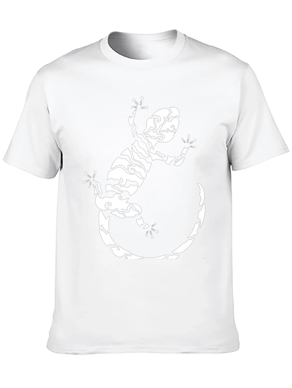Tribal Gecko Graphic Tee - Stylish Black T-Shirt product image 12